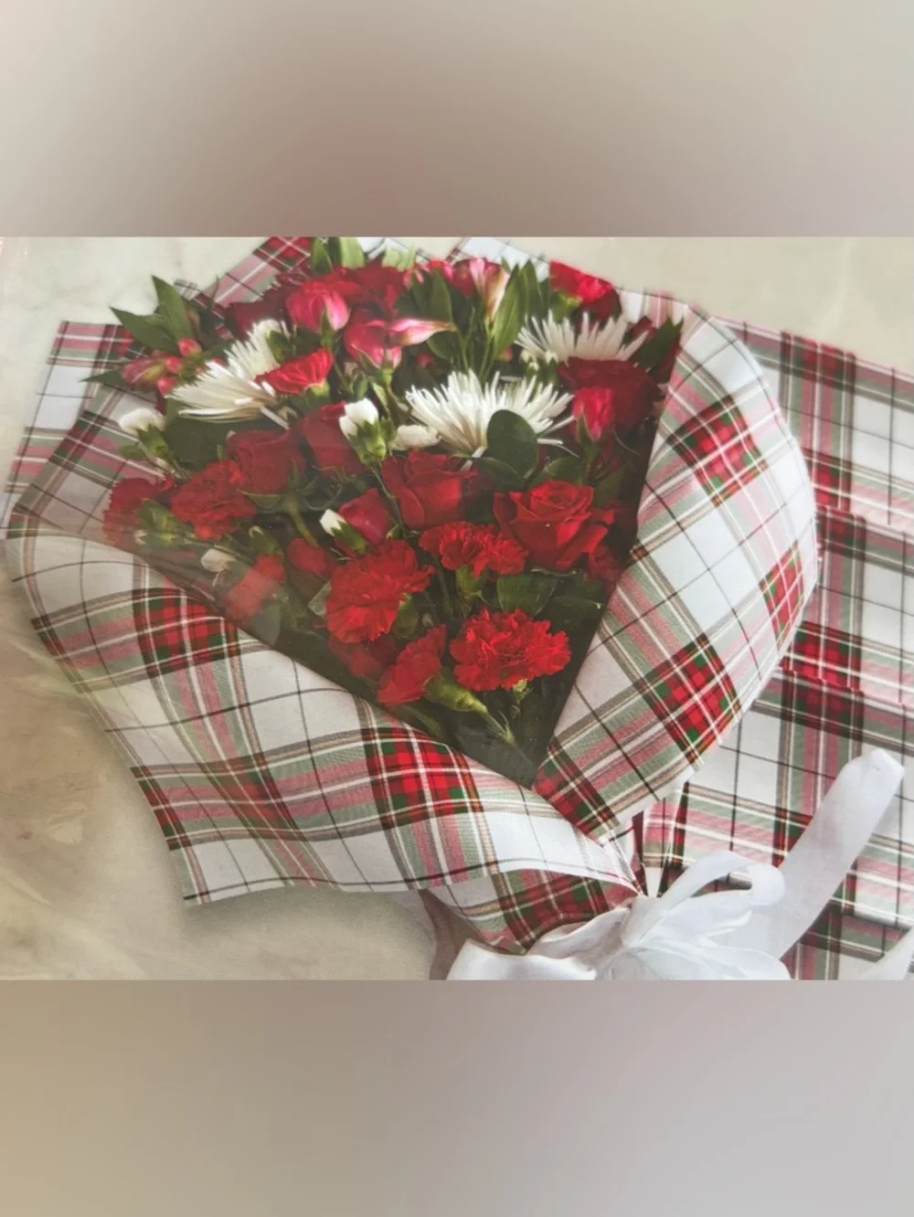 floral wrapping paper-3 sets NWT NEW plaid Christmas 36 sheets